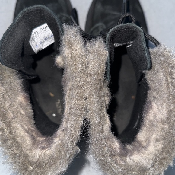 Sorel Boots Explorer Joan winter black suede lace‎ up warm Women’s size 7.5 - Picture 11 of 11